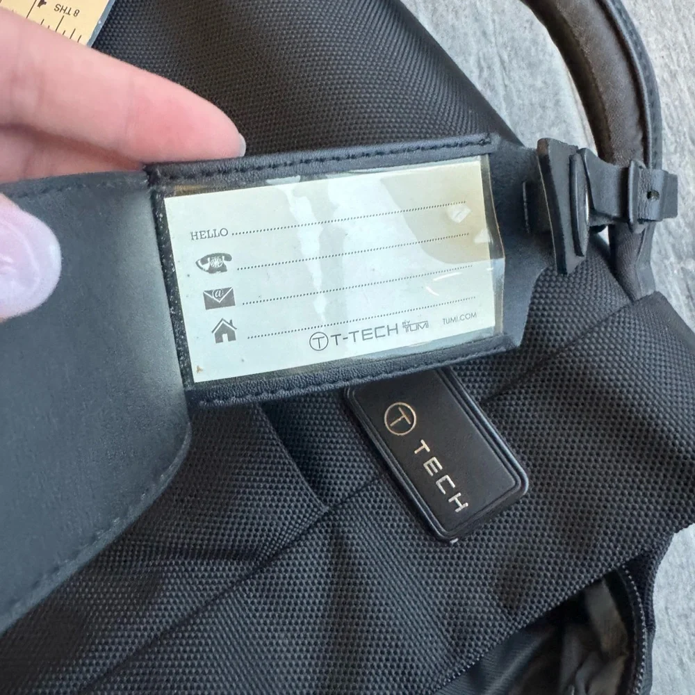 TUMI TECH BLACK COMPUTER TRAVEL BACKPACK